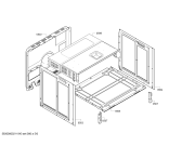 Схема №3 HHF010BR0 с изображением Панель управления для плиты (духовки) Bosch 11025624