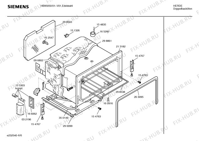 Схема №2 HB95050 с изображением Ручка управления духовкой для духового шкафа Siemens 00167020