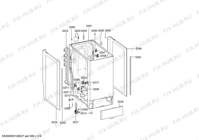 Схема №2 3TL940CE Balay TL930CM с изображением Панель управления для стиральной машины Bosch 00442743