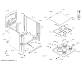 Схема №6 HXR390G50Z с изображением Столешница для плиты (духовки) Bosch 00717597