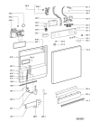 Схема №2 ADP 6948 IX PC с изображением Блок управления для посудомойки Whirlpool 480140102251