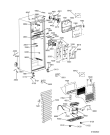 Схема №1 ARC4179 A+NFW с изображением Элемент корпуса для холодильника Whirlpool 480132103374