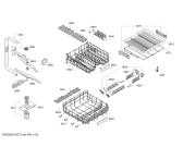 Схема №4 SMU58T35SK с изображением Передняя панель для электропосудомоечной машины Bosch 00740948