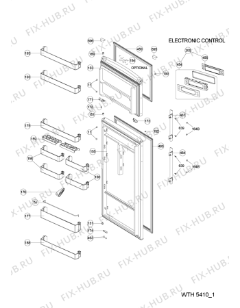 Схема №3 DPA 26/3 с изображением Держатель для холодильной камеры Whirlpool 482000019457