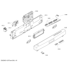 Схема №3 SGS65T35EU с изображением Модуль управления для посудомоечной машины Bosch 00497188