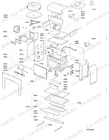 Схема №1 AVM 962 IX с изображением Модуль (плата) управления для микроволновой печи Whirlpool 480120101343