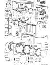 Схема №2 AWM9000G2 (F092359) с изображением Ручка (крючок) люка для стиралки Indesit C00317044