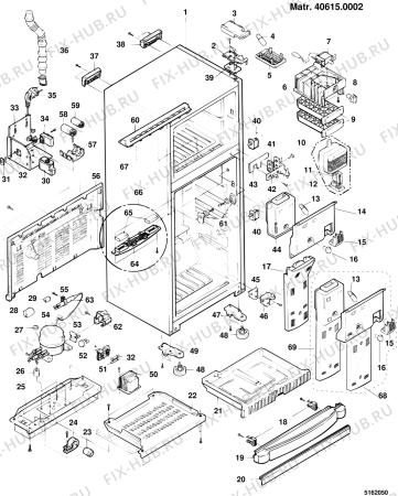 Схема №2 EDNF480GROM (F010915) с изображением Всякое для холодильника Indesit C00044367