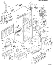 Схема №2 EDNF480GROM (F010915) с изображением Дверка для холодильника Indesit C00044609