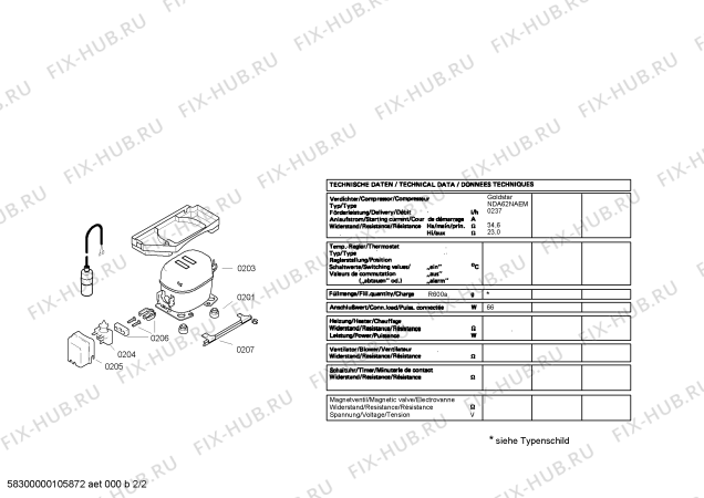 Взрыв-схема холодильника Siemens GS14S495GB - Схема узла 02