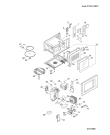 Схема №1 MWI241IX (F032595) с изображением Часть корпуса для свч печи Indesit C00114765