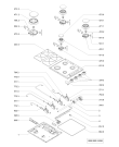 Схема №1 AKM 208/CF с изображением Затычка для плиты (духовки) Whirlpool 481944239396