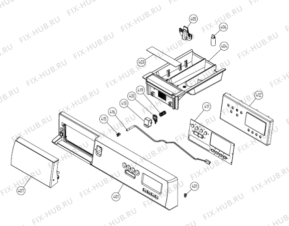 Взрыв-схема стиральной машины Gorenje LAVM50 CH   -White (900003542, WMC55) - Схема узла 04