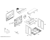 Схема №3 HBA23B262E Horno.BO.2d.b2.E0_CIF.f_glass.negro с изображением Передняя часть корпуса для плиты (духовки) Bosch 00700949