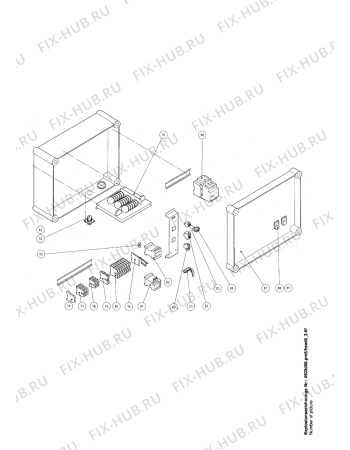 Взрыв-схема комплектующей Aeg HSWI10P - Схема узла Electrical-/gas-equipment