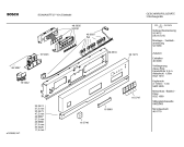 Схема №4 SGI43A05FF с изображением Передняя панель для электропосудомоечной машины Bosch 00367273