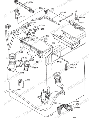 Взрыв-схема стиральной машины Matura 018.584 3 - Схема узла Hydraulic System 272