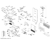 Схема №3 KAD62S50SD с изображением Крышка для холодильника Bosch 00653197