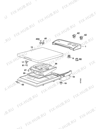 Взрыв-схема стиральной машины Zanussi TA522-1 - Схема узла Command panel 037