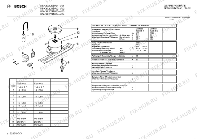 Схема №3 KSR2701GB с изображением Панель для холодильной камеры Bosch 00271137