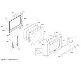 Схема №12 WD30JS с изображением Панель для плиты (духовки) Bosch 00741800