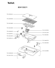 Схема №2 BG411202/11 с изображением Элемент корпуса для гриля Tefal TS-01018900