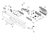 Схема №4 D 950DXL SF   -SS Bi (171262, DW20.5) с изображением Сенсорная панель для электропосудомоечной машины Gorenje 268387