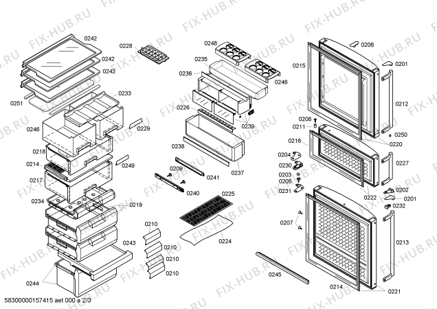 Схема №3 KG29FE45 с изображением Декоративная панель для холодильника Siemens 00706031