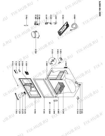 Схема №1 GTE 190 A++ с изображением Микромодуль для холодильной камеры Whirlpool 481010575192