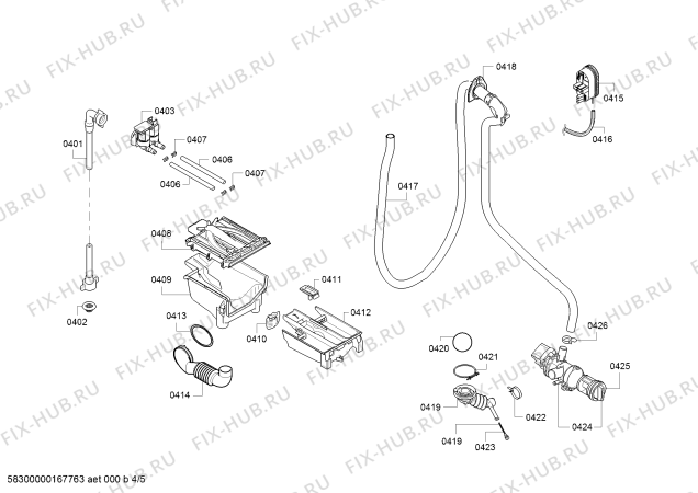 Схема №4 WM08Q460TR IQ 500 varioPerfect с изображением Панель управления для стиралки Siemens 00743694