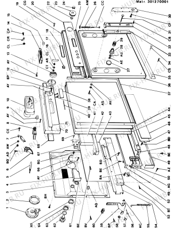 Схема №3 LS712FR (F003383) с изображением Микрофильтр для электропосудомоечной машины Indesit C00018272