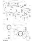 Схема №1 AWO/D 40106 с изображением Модуль (плата) для стиралки Whirlpool 481221470386