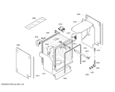 Схема №4 DF290760 с изображением Планка для посудомойки Bosch 00365401