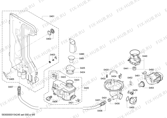 Схема №4 DF261760 с изображением Передняя панель для посудомойки Bosch 00675868