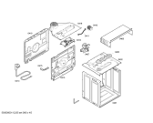 Схема №5 HBN56W850E Horno bosch indep.multf.3d.inox.reloj e2 с изображением Внешняя дверь для электропечи Bosch 00473565