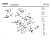 Схема №4 CW19000SI CW1900 с изображением Панель для стиралки Bosch 00119255