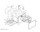 Схема №7 B85H42N0MC с изображением Панель управления для электропечи Bosch 00671141