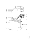 Схема №1 LTH550U-B с изображением Рукоятка для стиралки Aeg 8996471386418