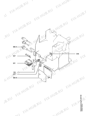 Взрыв-схема комплектующей Aeg Electrolux CA FAMOSA CF500 - Схема узла Chassis/Electrical