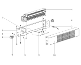 Схема №1 EEDP1470AX с изображением Холдер для микроволновой печи Aeg 4055190815