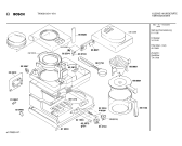 Схема №1 TKA6210 с изображением Крышка для кофеварки (кофемашины) Bosch 00095499