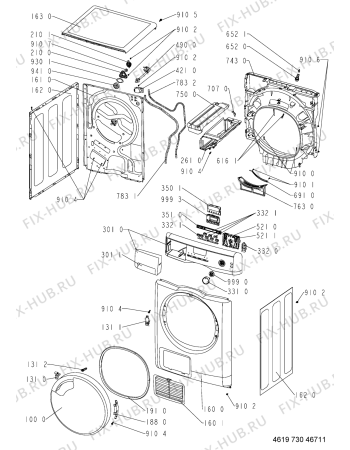 Схема №2 MTD09WH (F090173) с изображением Инструкция по обслуживанию для стиральной машины Indesit C00353372