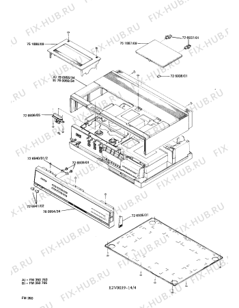 Взрыв-схема видеотехники Siemens FM350763 - Схема узла 05