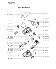 Схема №1 RO2321EA/4Q0 с изображением Клавиша для мини-пылесоса Rowenta RS-RT900475