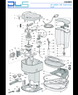 Схема №1 ECOV310.AZ ICONA VINTAGE с изображением Часть корпуса для кофеварки (кофемашины) DELONGHI 7113211231