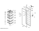 Схема №3 GS34NA31 с изображением Крышка для холодильной камеры Bosch 00245959