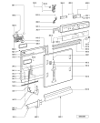 Схема №2 GSI 6591 C-WS с изображением Панель для электропосудомоечной машины Whirlpool 481245371857