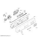 Схема №4 SGSEUE2 GS 710 с изображением Передняя панель для электропосудомоечной машины Bosch 00444635