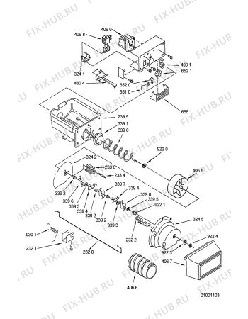 Схема №10 ARZ 742/W с изображением Сосуд для холодильной камеры Whirlpool 481945868018