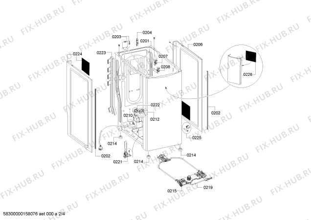 Схема №4 WP10T322IT с изображением Панель управления для стиралки Siemens 00676349